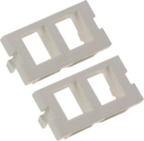 NTW CAT6 Slim Straight F/F feed-through White Snap-in Keystone Coupler Jack NKY-FF/C6S-WH in Kuwait