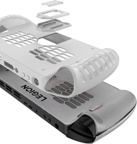 قضية Lenovo Legion Go S (2025) ، غلاف واقٍ من TPU Grip لـ Lenovo Legion Go S 8Arp1 Gaming Handheld ، حالة الظهر الناعمة مع Kickstand for Legion Go S Portable Console (White) in Kuwait