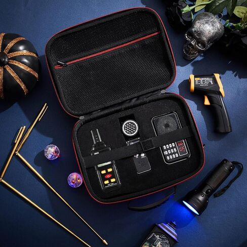 Dunzy 11 Pcs Ghost Hunting Equipment Kit Include Ghost Radio, Voice Recorder, UV Flashlight 2 LED Light up Cat Balls Etc(Upgrade Temp Gun) in Saudi Arabia