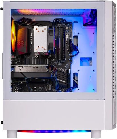 Skytech Archangel Gaming PC Desktop, Ryzen 5 5500 3.6 GHz (4.2GHz Turbo), NVIDIA RTX 3050 6GB, 1TB NVMe SSD, 16GB DDR4 RAM 3200, 650W Gold PSU, Wi-Fi, Win 11 in Saudi Arabia