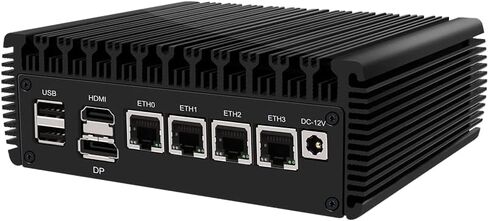 CWWK Newly Upgrade V5 Version N5105 i226-V Softroute Mini-Host/PVE/ESXI Fansless Energy Saving PC (V5-N5105-Barebone) in Saudi Arabia