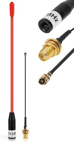 Meshtastic LoRa Antenna 915MHz 10dBi Gain - Omni SMA Male Connector 17cm Long Range Soft Whip Antenna (Green) in Saudi Arabia