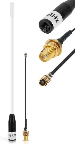 Meshtastic Lora Antenna 915MHz 10DBI GAIN - OMNI SMA Male Male Male 17cm Hantenna Long Range Soft (Green) in Saudi Arabia