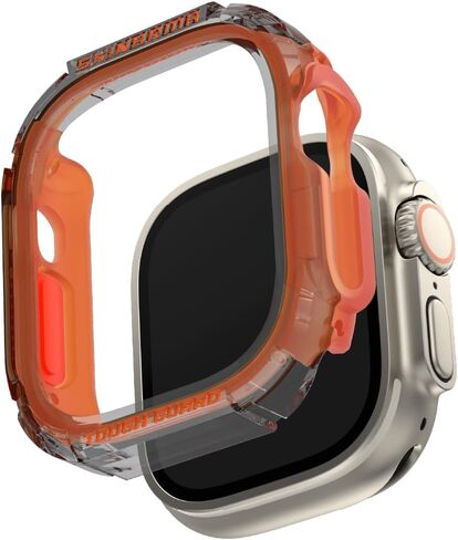 SKRM SKINARMA Atom Watch CASE Compatible with Apple Watch 49 MM (Grey Orange) in Saudi Arabia