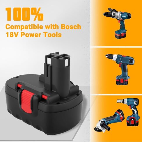 بطارية Joiry 18 فولت لبوش BAT025 BAT026 BAT160 BAT180 BAT181 BAT189 Bosch أدوات كهربائية 3000mAh NiMH بطارية بديلة in Kuwait