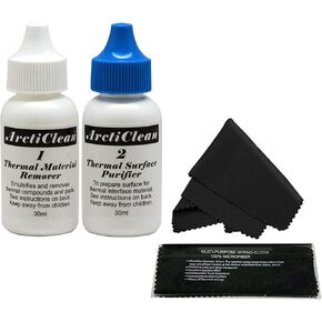 ArctiClean 60ML Kit (30ml ArctiClean1+30ml ArctiClean2) & Microfiber (7" X 6") Cleaning Cloth