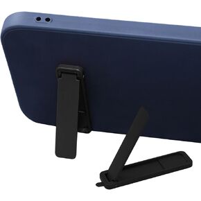 TENOC Phone Kickstand Universal Protable Sticky Vertical and Horizontal Stand Adjustable Holder for Cell Phone Case, Black