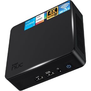 Intel NUC 13 Pro,NUC13ANKi3 Versatile Mini PC 8GB RAM&512GB SSD with Core i3-1315U Processor (6Core&Up to 4.5GHz Turbo,Intel Iris Xe Graphics) Support 4K/WiFi6E/BT5.3/Windows preinstalled