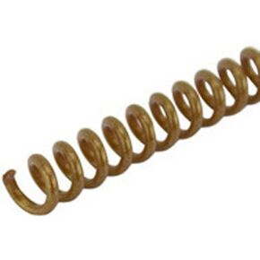 Spiral Binding Coils 8mm x 915mm (5/16 x 36-inch) 4:1 [pk of 100] Color: Antique Gold (PMS 874 C)