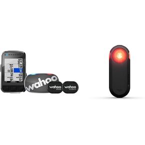 Wahoo ELEMNT Bolt V2 GPS Cycling/Bike Computer Bundle & Garmin 010-02376-00 Varia RTL515, Cycling Rearview Radar with Tail Light, Visual and Audible Alerts for Vehicles Up to 153 Yards Away
