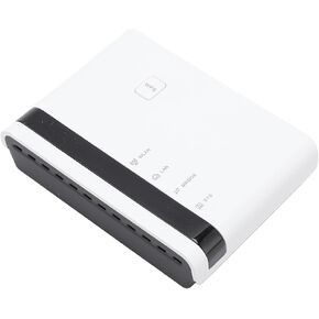 USB Print Server, USB 2.0 Port Network Print Server, 10/100Mbps Speed, LAN USB Print Server Adapter, Support 4 Printers, for 7 8 10 11, OS X (US Plug)