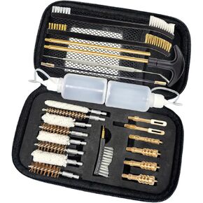 Gun Cleaning Kit Universal Handgun Rifle Cleaning Kit for .22 .357/.38 .40 .45 Caliber 9mm Pistol Cleaning Kit Gun Cleaning Supplies
