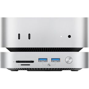 ORICO MiniMate 4TB External SSD for Mac mini M4 - Dual SSD (2TB 3200MB/s + 2TB 1000MB/s) with USB 3.0 Hub, SD/TF 4.0 Reader, Desktop Expansion Storage & Port Replicator M4Ultra