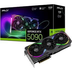 PNY GeForce RTX™ 5090 Epic-X ARGB™ Overclocked Triple Fan