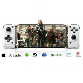 arVin Mobile Gaming Controller for iPhone 16/15 Series & Android Phone (USB C) Remote Play Gamepad Joysticks for PS5/PS4/Xbox/PC, Cloud Game, Emulator, Plug & Play, with Hall Trigger/Turbo/Back keys