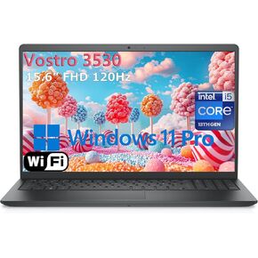 Dell 15.6" 3530 Laptop Computer for Home & Business Student, Intel 10-Core i5-1334U (Beat i7-1250U), 32GB RAM, 1TB PCIe SSD, 120Hz FHD Vostro Laptop, WiFi, Bluetooth, Black, Windows 11 Pro, AZ-XUT