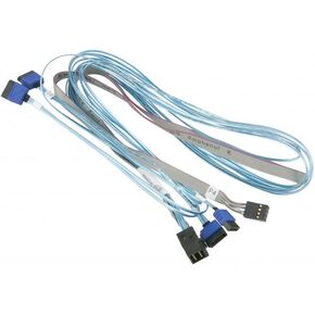 Supermicro CBL-SAST-0699 MINISAS HD إلى 4XSATA 90 90 75 75CM 75CM SB 30AWG 12GB S