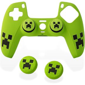 MatoSan® PS5 Controller Silicone Cover – Grip Skin for PlayStation 5 Controller – Protective Anti-Slip Case with Thumbstick Caps – PS5 Controller Skin Silicone Accessory