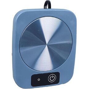 Electric Mug Warmer Smart Cup Warm Mug for Desk Portable Use on Winter Day (Blue)