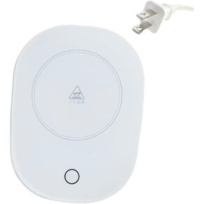Amosfun 1Pc USB Heating Coaster Constant Temperature Beverage Warmer for Coffee Milk Tea Lightweight Compact Design for Home Office