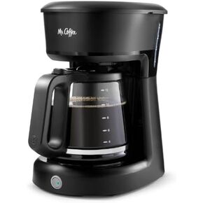 Mr. Coffee Easy On/Off 12-Cup Coffee Maker Switch Pour Grab-A-Cup Auto Pause Black