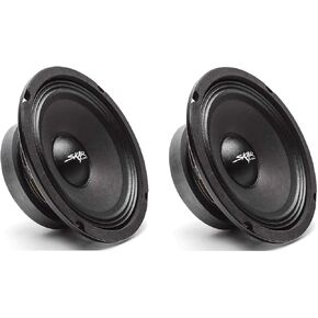 (2) Skar Audio FSX65-8 300-Watt 6.5-Inch 8 Ohm MID-Range Loudspeakers - 2 Speakers ((2) FSX65-8)