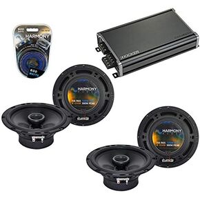 Harmony Audio Compatible with Nissan Altima 1998-2001 Speaker Replacement Bundle (2) R65 & CXA360.4 Amp