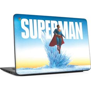 Skinit Decal Laptop Skin Compatible with Chromebook 14 G5 - Officially Licensed DC Comics Superman Comic Pattern Logo in Red Design