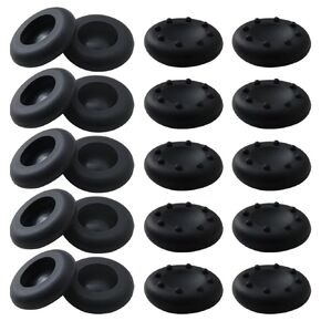 20x Black Thumbstick Grips Cap Cover Thumb Stick Grip for XBOX One for XBOX 360