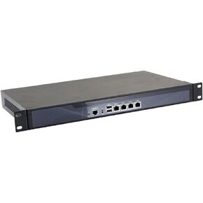 1U Rackmount Firewall Hardware, VPN, Network Appliance, Intel Celeron Quad Core J4125, HUNSN RS18k, AES-NI, 4 x Intel I226-V 2.5Gbe, Console, VGA, Barebone, NO RAM, NO Storage, NO System