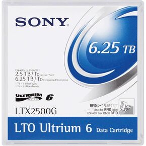 SONY LTO-6 Linear Tape Open 6.25TB 2.5 Cache 0.85-Inch Internal Bare or OEM Drives LTX2500G