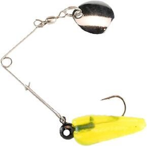 Johnson Beetle Spin Nickel Blade ، Fluorescent Chartreuse ، 1 بوصة
