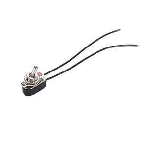 AC 250V 6A تشغيل/إيقاف تشغيل التبديل القياسي المعتاد مع كابلات سلك KNS-1 SPST التبديل المعدات الكهربائية