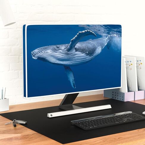 Baocicco Owl Waterproof 22, 23, 24, 25 Inch Anti-Static Dustproof LCD/LED/HD Natural Animals Desktop Computer Monitor Cover Monitor Accessories Laptop TV LCD Screen Decoration for Tablet in Kuwait