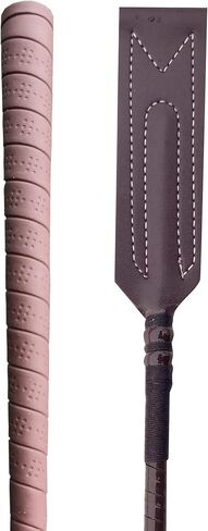 HUNTERS SADDLERY Leather Riding Crop for Horses Jump Bat Jockey Race Whip Show Jumping Racing Stick Equestrian Equine (Black, 24.5 inch) in Saudi Arabia