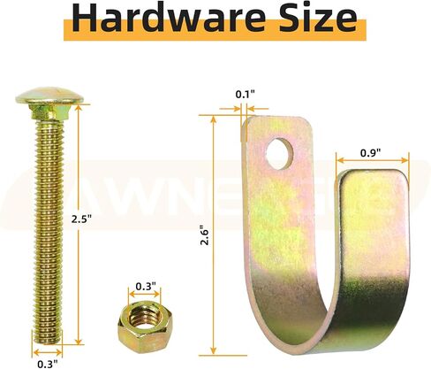 عجلة بوابة S16100600 للبوابات الأنبوبية المستديرة بقطر 1-5/8 بوصة إلى 2 بوصة، هيكل فولاذي صلب عالي الجودة ومواد مطاطية شديدة الصلابة لمختلف التضاريس مثل الخرسانة والعشب والأرضيات المرصوفة بالحصى in Kuwait