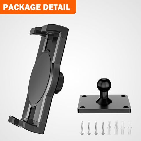 iTODOS Universal Tablet Wall Mount Holder for iPad, iPhone,Kindle Fire HD,Kindle Paper White,Galaxy Tabs,Google Nexus7/11,Switch,e-Reader,360°Adjustment Compatible with 4~12.9 inch Tablet and Phone in Saudi Arabia