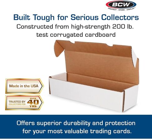 BCW Single Row Gaming Card Storage Box - 1000 Count Card Holder Box - 2 ct in Saudi Arabia