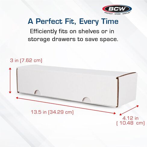 BCW Single Row Gaming Card Storage Box - 1000 Count Card Holder Box - 2 ct in Saudi Arabia
