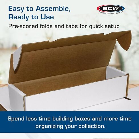 BCW Single Row Gaming Card Storage Box - 1000 Count Card Holder Box - 2 ct in Saudi Arabia