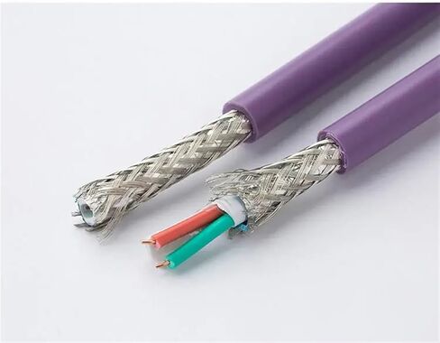 DP Profibus for 6XV1830-0EH10 3EH10 6XV1840-2AH10 Programming Cable Extend Pure Cooper Core 5m 10m(5M,0EH10 2 Cores) in Saudi Arabia