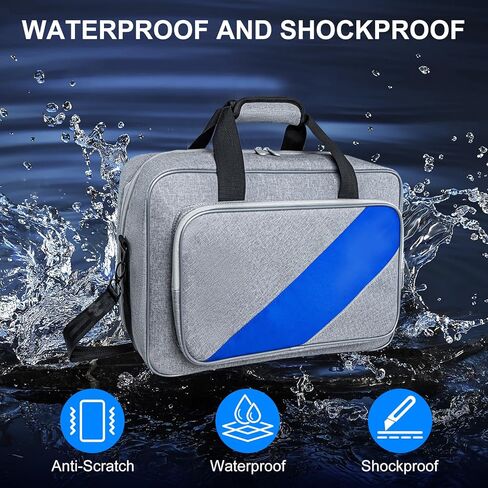 Weldilgit PS5 Carrying Case, Travel Case for PlayStation 5 Console, PlayStation Controllers& Accessories, Waterproof Thickened Protective Bag with Handle in Kuwait