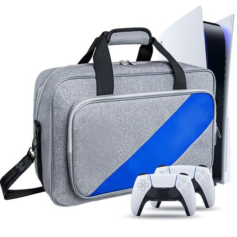 Weldilgit PS5 Carrying Case, Travel Case for PlayStation 5 Console, PlayStation Controllers& Accessories, Waterproof Thickened Protective Bag with Handle in Kuwait