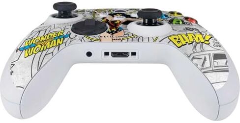 Skinit Skinit Gaming Gaming Skin متوافق مع وحدة التحكم S -Series S Series - مرخص رسميًا DC Comics Wonder Woman Classic Action Design in Kuwait