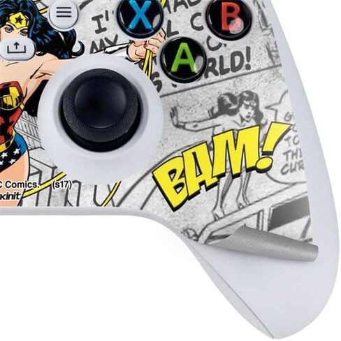 Skinit Skinit Gaming Gaming Skin متوافق مع وحدة التحكم S -Series S Series - مرخص رسميًا DC Comics Wonder Woman Classic Action Design in Kuwait