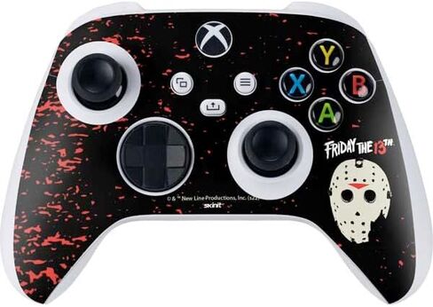 Skinit Decal Gaming Skin Compatible with Xbox Series S Controller - Officially Licensed Warner Bros Friday The 13th Friday The 13th Design in Kuwait