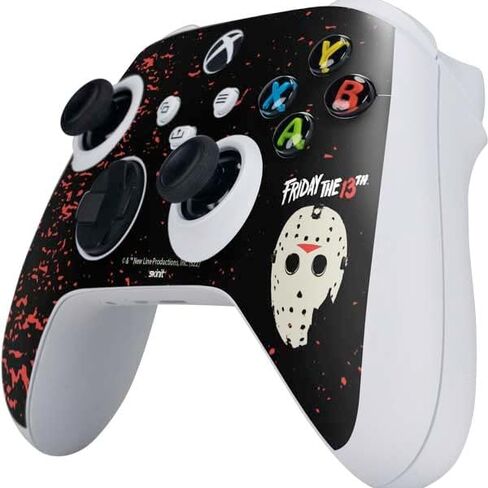 Skinit Decal Gaming Skin Compatible with Xbox Series S Controller - Officially Licensed Warner Bros Friday The 13th Friday The 13th Design in Kuwait