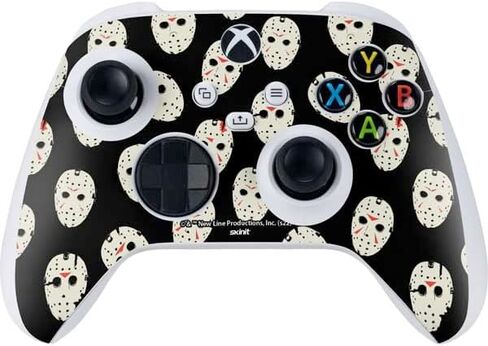 Skinit Decal Gaming Skin Compatible with Xbox Series S Controller - Officially Licensed Warner Bros Friday The 13th Friday The 13th Design in Kuwait