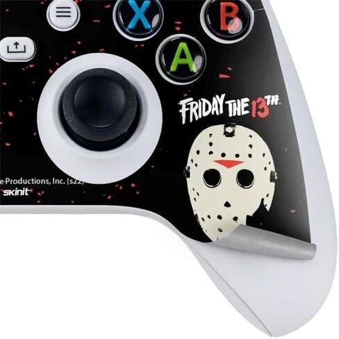 Skinit Decal Gaming Skin Compatible with Xbox Series S Controller - Officially Licensed Warner Bros Friday The 13th Friday The 13th Design in Kuwait