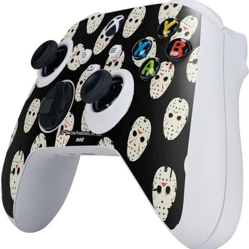 Skinit Decal Gaming Skin Compatible with Xbox Series S Controller - Officially Licensed Warner Bros Friday The 13th Friday The 13th Design in Kuwait